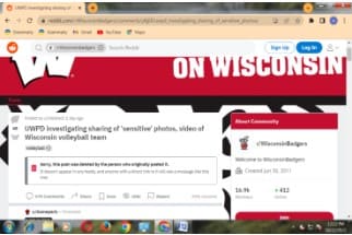 The Unedited photos and videos of the Wisconsin team