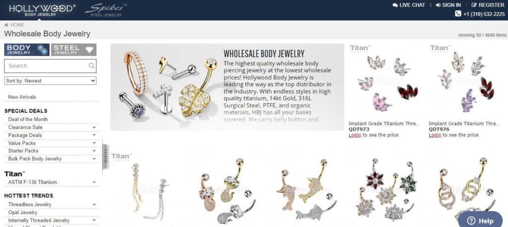 Hollywood Body Jewelry